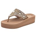 Lowkeyray Womens Flip Flops Beach Comfort Thong