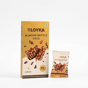 loyka almond brittle gold choco box - 3 pcs
