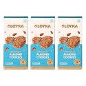 LOYKA Almond Cookies - 8X3 Pcs |No Maida, Eggless |Tea/Coffee Nutty Gourmet Biscuits |Almond Flour &amp; California Almonds |Healthy Guilt-Free Morning/Evening Snack |Guilt-Free |Diet Food,450 Gram