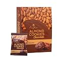 Loyka Chocolate Almond Cookies - 12 pcs |No Maida, Eggless |Tea/Coffee Nutty Gourmet Biscuits |Almond Flour, California Almonds, Choco-chips |Healthy guilt-free morning/evening snack |Better-for-you