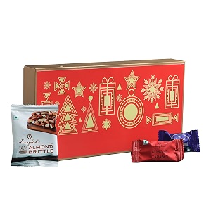 loyka red gift box  valentine chocolate hamper  premium delicacy  husband wife friends girlfriend boyfriend  roasted almond  chocolate day  luxury pack