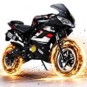 loyliawa 50CC Gas Motorcycle for Kids, 4-Stroke Pocket Rocket Bike