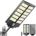 loyoele 9000W Solar Street Lights Outdoor 120000LM, Commercial Parking Lot Light 7000K, Solar Flood Outdoor Lights IP67 Waterproof with Motion Sensor for Road, Garden