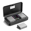 LP-E5 (1500mA) Camera Battery Multifunctional Charger Set (Including Two Batteries) Compatible with Canon EOS 450D, KISS X3 500D KISS X2 100D KISS F 1000D 2000D Reble Xsi Reble Tli Reble Xs