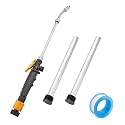 Lpraer 4 Pack RV Water Heater Anode Rod & RV Water Heater Flush Wand Tool Set Kit 9.25"L x 3/4" NPT Thread Magnesium Rod Camper Hot Water Tank Cleaning Rinser w/ 2 Anode Rod and Seal Tape