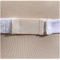 LPX� Bra Hook Extender-2 Hook - 3 Rows (with Extra Elastic) Save Your Bra Increase (Beige,White (Pack of 8))