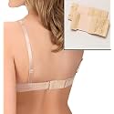 LPX� Bra Hook Extender-2 Hook - 3 Rows (with Extra Elastic) Save Your Bra Increase (Beige (Pack of 1))