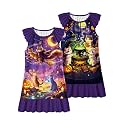 LQSZ Girls Nightgowns Soft Toddler Princess Pajamas Dress for Kids 2pcs