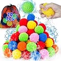 LQYoyz 20 Pcs Reusable Water Balloons for Kids