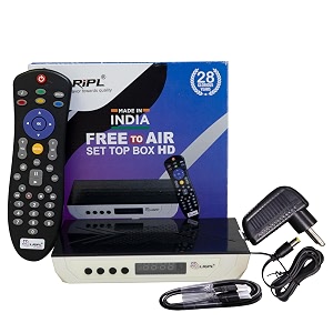 lripl free to air hd set top box mpeg4 with 5 multi language- dish antena required