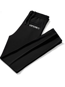 Lripsome Solid Men Black Track Pants