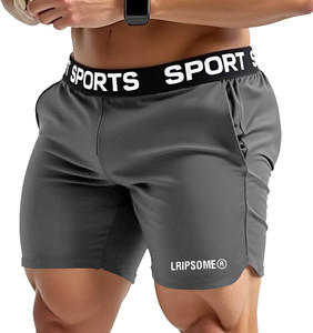 Lripsome Solid Men Grey Boxer Shorts
