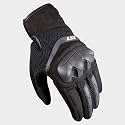 LS2 Faux Leather Apparel - Kubra - CE Certified Cuff Length Motorcycle Riding Gloves|Impact Protection|Scaphoid Protection|Abrasion Resistance - Black, Motorcycle Racing