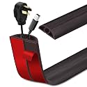 LSGCQ Floor Cord Cover Self Adhesive Cord Hider Floor Cable Management