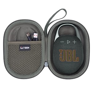 ltgem case compatible with jbl clip 45 ultra portable waterproof dustproof bluetooth speaker camouflage