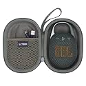 LTGEM Case Compatible with JBL Clip 4/5 Ultra Portable Waterproof Dustproof Bluetooth Speaker, Camouflage