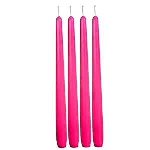 taper candle ltyne candle spell candle wax candle long candle pack of 6  pink