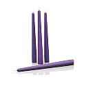 Purple Taper Candle (Pack of 6) - Medium, Long Burning, Mystical, Occult, Party, Indoor, Solid, Round, Dinner, Household, Decorative