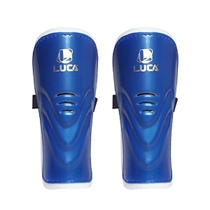 luca club shinguard for youth  adults large blue  superlight shin guards for men amp women  protective soccer shin pads for kids prevent injuries