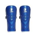 LUCA Club Shinguard for Youth + Adults, Large (Blue) | Superlight Shin Guards for Men & Women | Protective Soccer Shin Pads for Kids Prevent Injuries