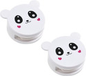 Lucacci Towel Holder Clip Cute Cloth Hanger for Kitchen Bathroom WHITE Towel Holder (Plastic)