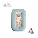 Lucakuins Baby Lounger for Infants 0-12 Months, Bionic Design Baby Lounger Soft Organic Cotton Breathable Lounger, Newborn Babies Essentials Gifts