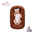 Lucakuins Baby Lounger for Infants 0-12 Months, Bionic Design Baby Lounger Soft Organic Cotton Breathable Lounger, Newborn Babies Essentials Gifts