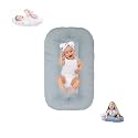 Lucakuins Baby Lounger for Infants 0-12 Months, Bionic Design Baby Lounger Soft Organic Cotton Breathable Lounger, Newborn Babies Essentials Gifts