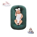 Lucakuins Baby Lounger for Infants 0-12 Months, Bionic Design Baby Lounger Soft Organic Cotton Breathable Lounger, Newborn Babies Essentials Gifts