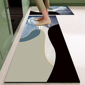lucario kitchen mat bedroom living room decoration long bedside carpet hallway balcony floor carpet non-slip bath mat beige mat