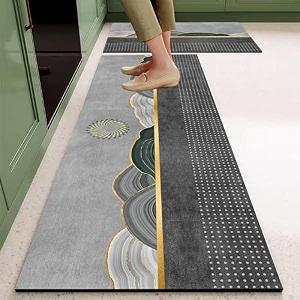 lucario kitchen mat bedroom living room decoration long bedside carpet hallway balcony floor carpet non-slip bath mat beige mat