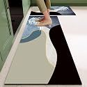 Lucario Kitchen Mat Bedroom Living Room Decoration Long Bedside Carpet Hallway Balcony Floor Carpet Non-Slip Bath Mat (Beige MAT)