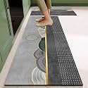 Lucario Kitchen Mat Bedroom Living Room Decoration Long Bedside Carpet Hallway Balcony Floor Carpet Non-Slip Bath Mat (Beige MAT)