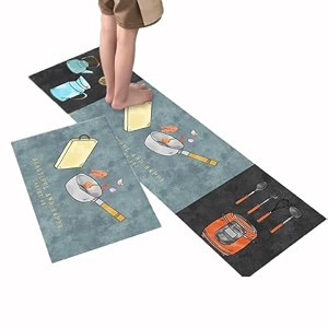 lucario kitchen mat bedroom living room decoration long bedside carpet hallway balcony floor carpet non-slip bath mat lk-05