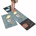 Lucario Kitchen Mat Bedroom Living Room Decoration Long Bedside Carpet Hallway Balcony Floor Carpet Non-Slip Bath Mat (LK-05)