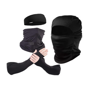 luccaseason Black Bike Face Mask for Men