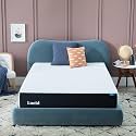 Lucid® 12" Plush Gel Memory Foam Mattress – Bamboo Charcoal &amp; Cooling Gel – Fiberglass Free – Bed in a Box – CertiPUR-US® Certified – Queen Size