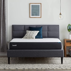 LUCID 8 Inch Gel Memory Foam Mattress