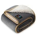 Luciphia Waterproof Blanket for Large Dog, Reversible Sherpa Couch Cover