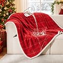 Luciphia Waterproof Blanket for Large Dog, Reversible Sherpa Couch Cover