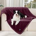 Luciphia Waterproof Blanket for Large Dog, Reversible Sherpa Couch Cover