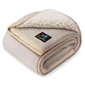 Luciphia Waterproof Blanket for Large Dog, Reversible Sherpa Couch Cover