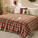 Luciphia Waterproof Blanket for Large Dog, Reversible Sherpa Couch Cover