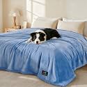 Luciphia Waterproof Blanket for Large Dog, Reversible Sherpa Couch Cover