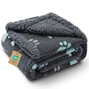 Luciphia Waterproof Dog Blanket Reversible Sherpa Fleece