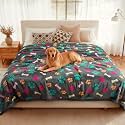 Luciphia Waterproof Dog Blanket Reversible Sherpa Fleece