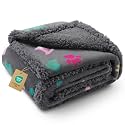 Luciphia Waterproof Dog Blanket Reversible Sherpa Fleece