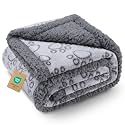 Luciphia Waterproof Dog Blanket Reversible Sherpa Fleece