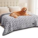 Luciphia Waterproof Dog Blanket Reversible Sherpa Fleece