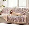 Luciphia Waterproof Dog Blanket Reversible Sherpa Fleece